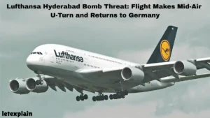 A Lufthansa flight traveling from Germany to Hyderabad faced an unexpected bomb threat, triggering an emergency situation mid-air. The Lufthansa Hyderabad bomb threat forced the aircraft to take a sudden U-turn and return to its point of origin in Germany. This real-time emergency highlighted the efficiency of aviation safety protocols and the airline's quick response.