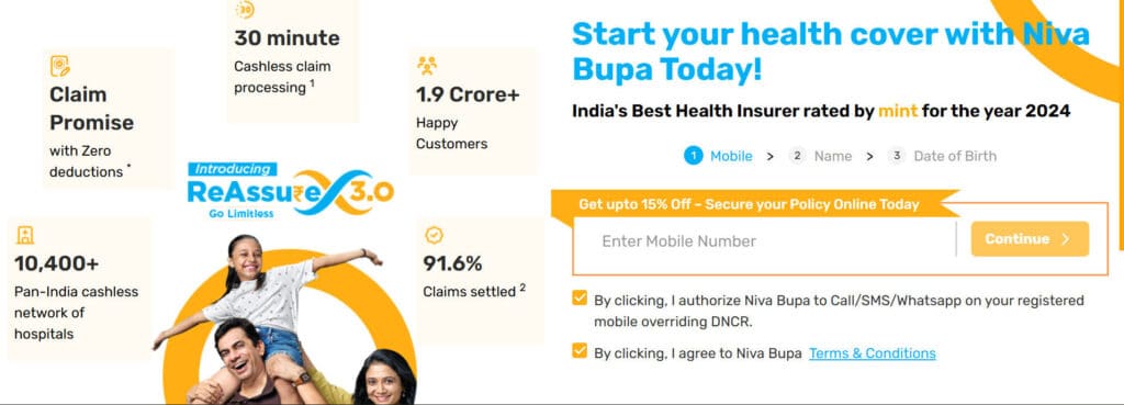 Niva Bupa (Max Bupa) Health Companion Plan