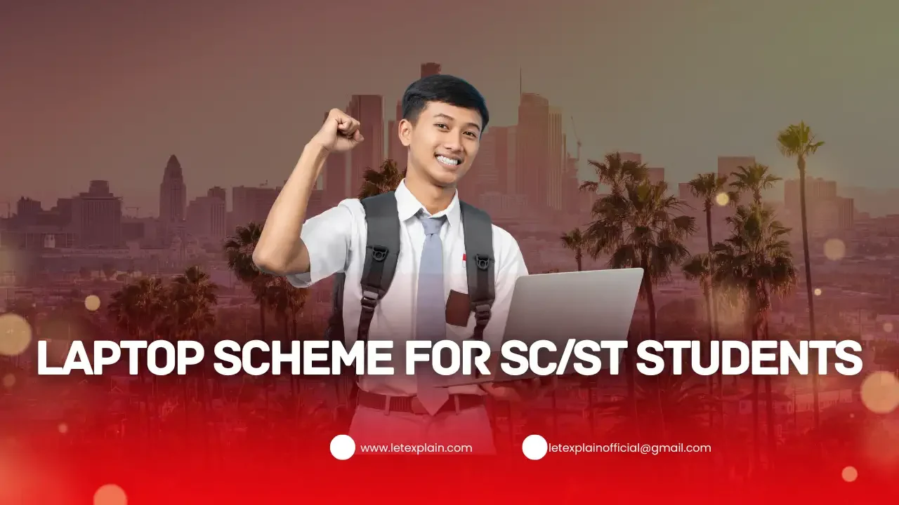 Laptop Scheme for Meritorious SC/ST Students